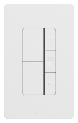 Front facing Decoflex Zigbee surface-mount 2 channel pad.