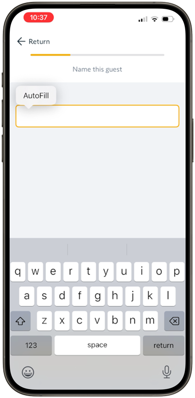 Prompt to name the user you are creating.