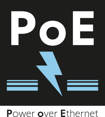 Power over Ethernet (PoE) logo.