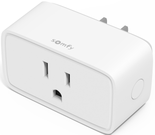 Somfy smart plug, face right.